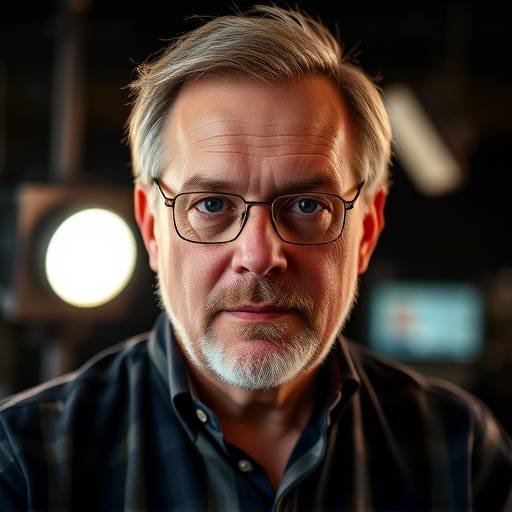 Portrait of John Williams, Senior Video Editor at Apex Media Studios, looking focused and professional.